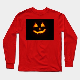 Halloween Pumpkin Light Eyes Long Sleeve T-Shirt